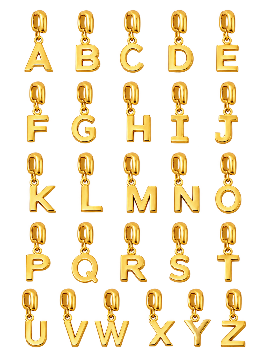 CHARM LETRA ORO