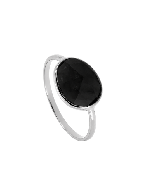 BLACK FIORELLA RING
