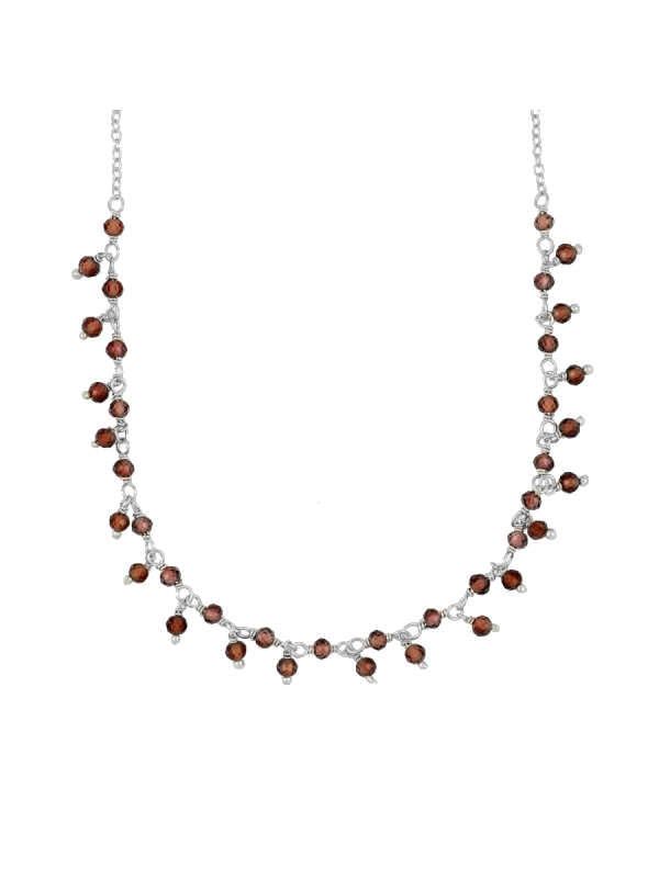MOZAMBIQUE GARNET NECKLACE