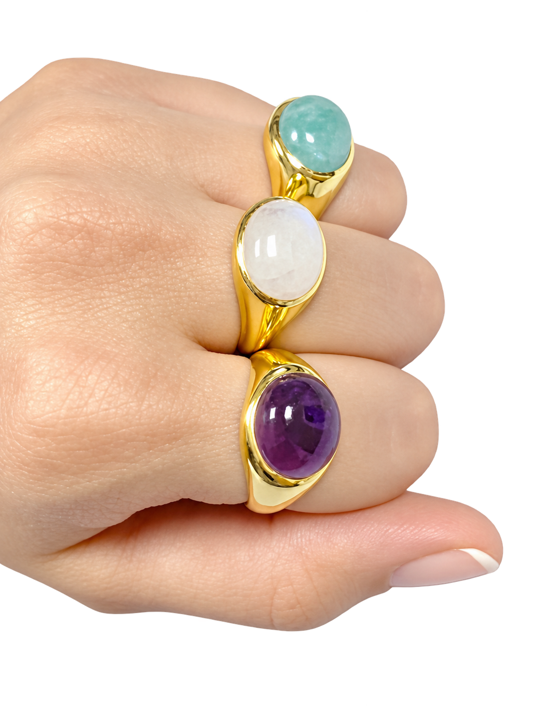 ANILLO SIENNA AMAZONITA