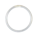 PULSERA PAN DE ORO PLATEADA 5MM