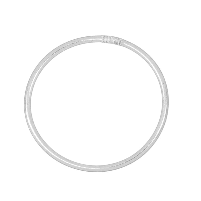 PULSERA PAN DE ORO PLATEADA 3MM